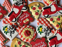 Load image into Gallery viewer, Italian Pizza Party Theme Cookies