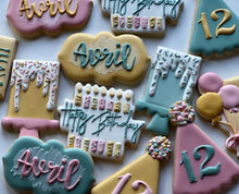 Load image into Gallery viewer, Birthday theme Cookies