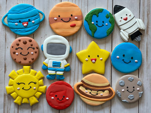 Space Planets theme Cookies