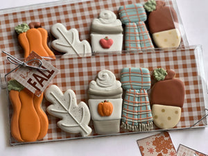 Fall theme gift Cookies- Vanilla flavor
