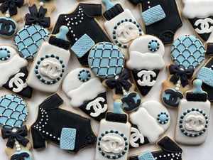 Chanel Baby shower cookies