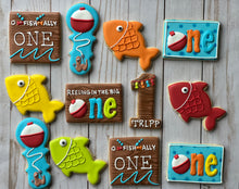 Load image into Gallery viewer, Fish theme One year old Cookies