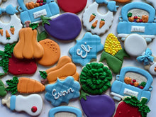 Load image into Gallery viewer, Vegetables fall theme Baby shower cookies