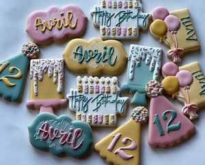 Birthday theme Cookies