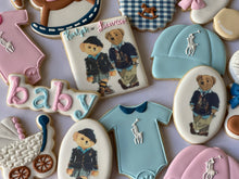 Load image into Gallery viewer, Baby Polo Bear theme cookies