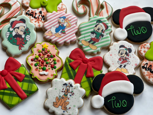 Mickey Christmas Cookies