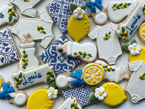 Baby lemon theme Cookies