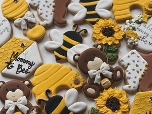 Baby Bear and Bee cookies