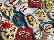 Load image into Gallery viewer, Italian Pizza Party Theme Cookies