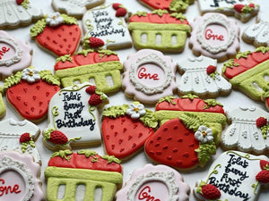 Strawberry theme Cookies