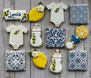 Baby lemon theme Cookies