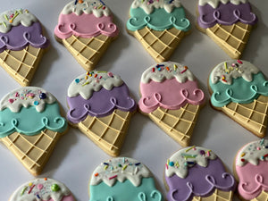 Ice cream cone Summer theme Cookies
