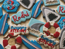 Load image into Gallery viewer, Shark theme Cookies