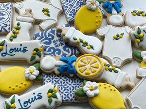 Baby lemon theme Cookies