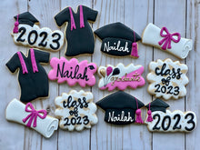 Load image into Gallery viewer, Graduation theme cookies