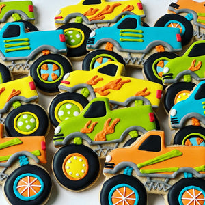 Monster truck Theme Cookies