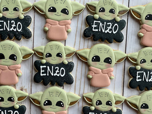 Baby Yoda cookies