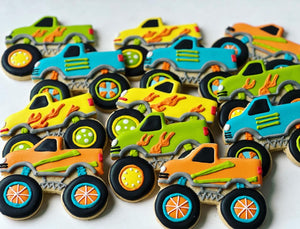 Monster truck Theme Cookies