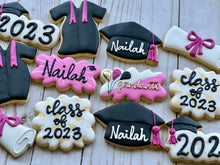 Load image into Gallery viewer, Graduation theme cookies