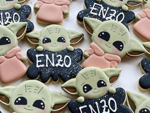 Baby Yoda cookies