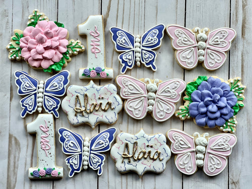 Butterflies theme Cookies