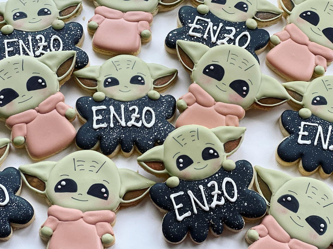 Baby Yoda cookies