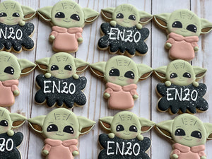 Baby Yoda cookies