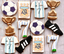 Load image into Gallery viewer, Soccer theme cookies