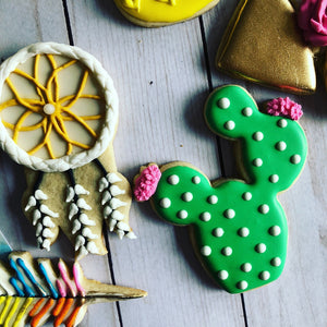 Tropical Boho Theme Cookies