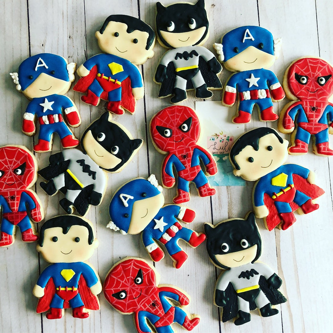 Superheroes Cookies