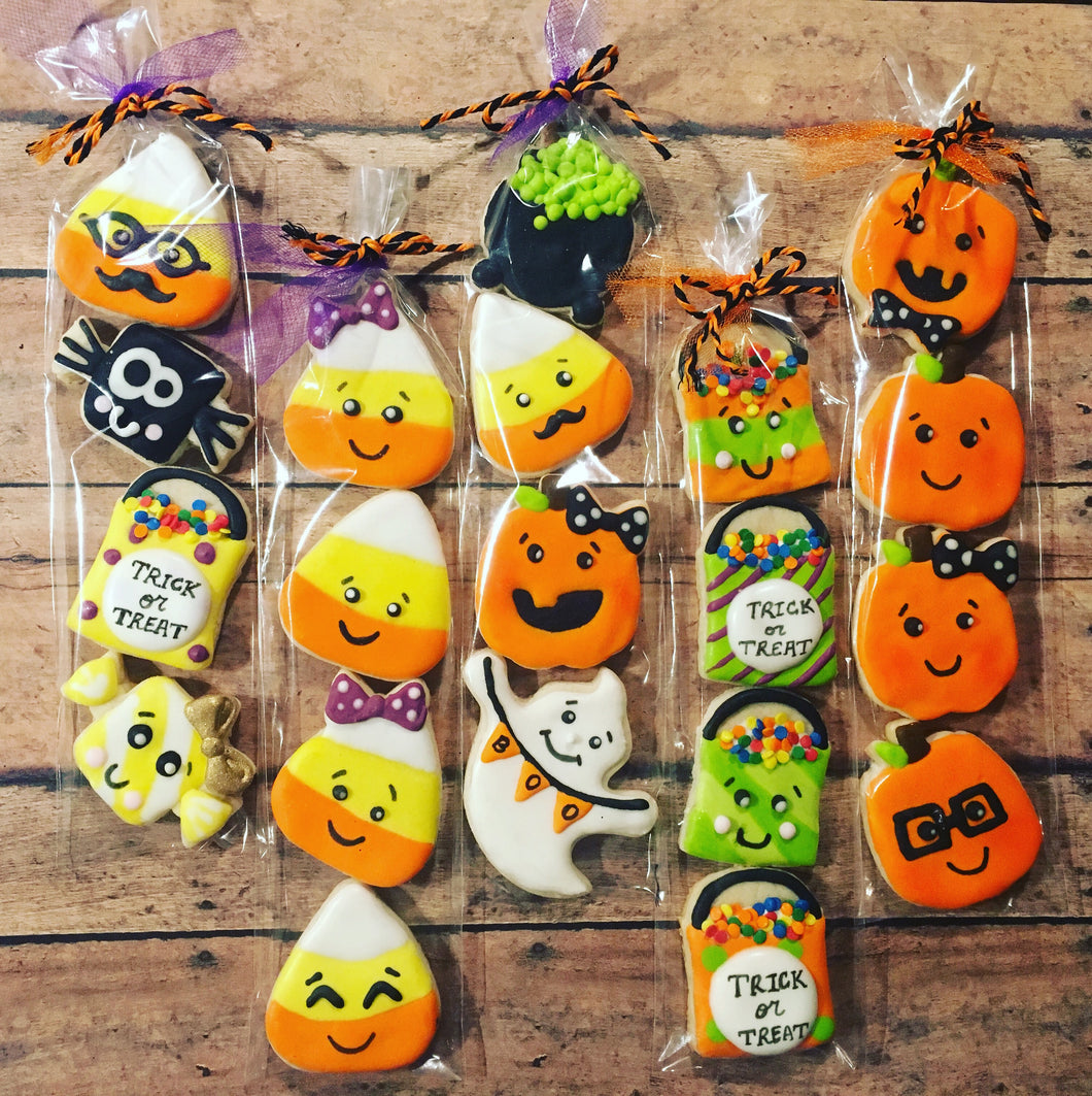 Halloween cookies in a bag