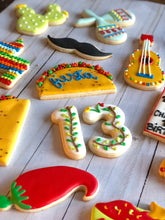 Load image into Gallery viewer, Taco Tuesday cookie theme