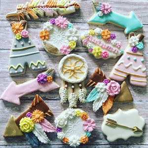 Boho Theme Cookies