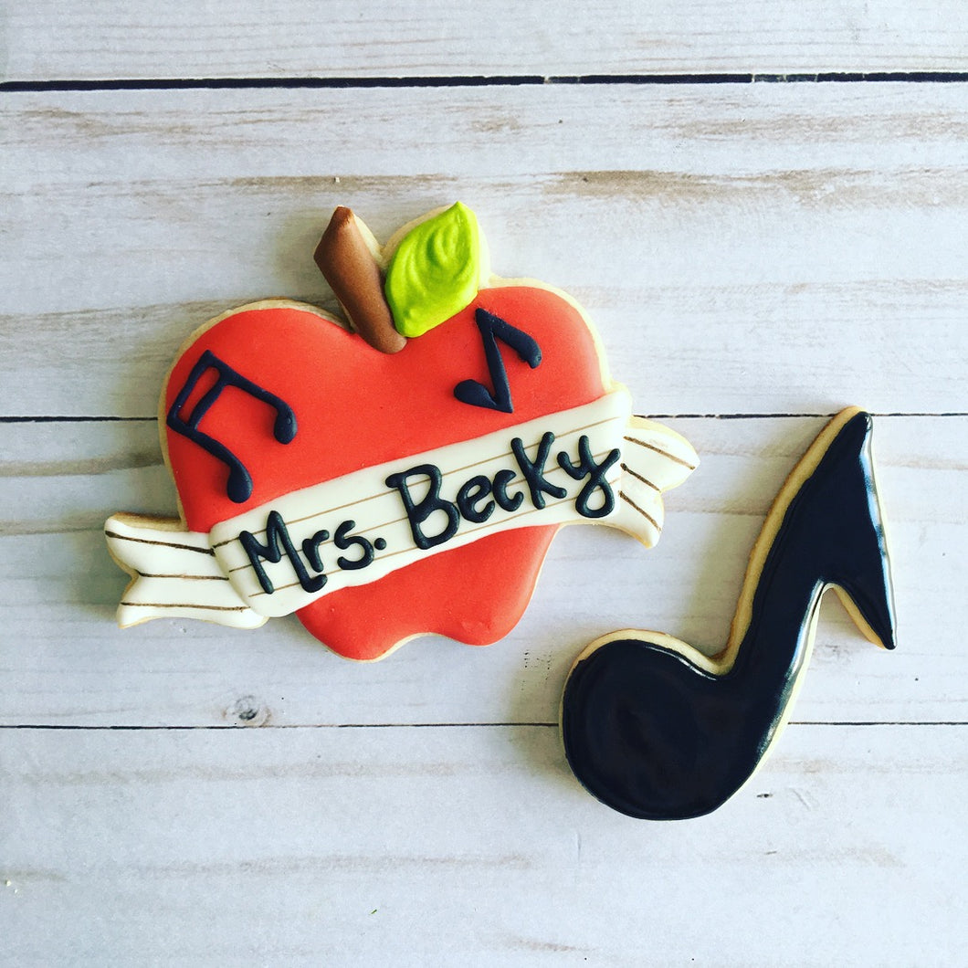 Music Teacher Appreciation week cookies