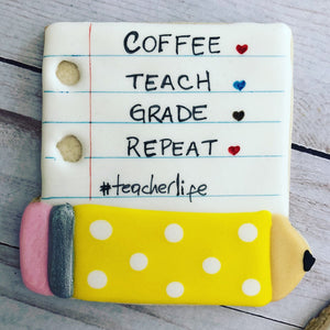Teachers, Back to School cookies