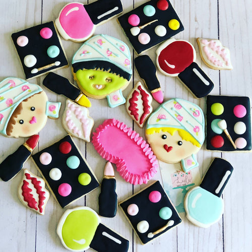 Spa makeup theme Cookies