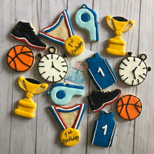 Load image into Gallery viewer, Basketball theme cookies