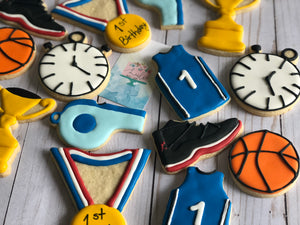 Basketball theme cookies