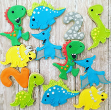 Load image into Gallery viewer, Dinosaur Cookies