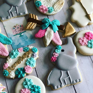 Baby shower cookies