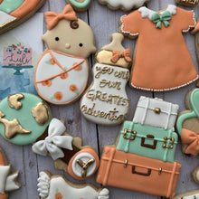 Load image into Gallery viewer, Air Balloon Baby shower cookies