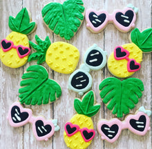 Load image into Gallery viewer, Tropical Summer theme Cookies