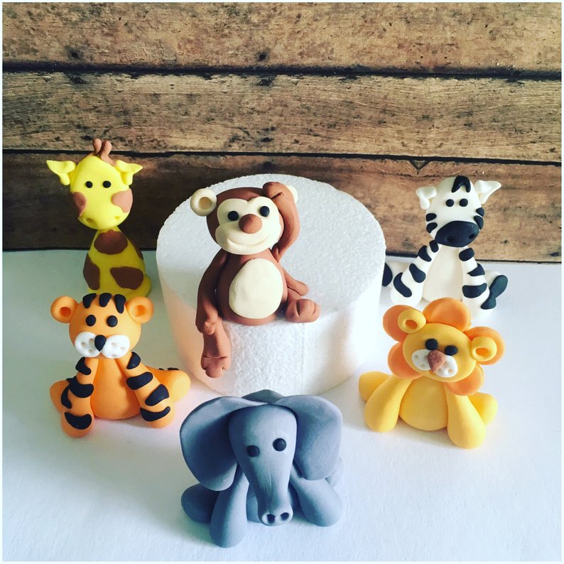 Animal cake toppers – SugArtFactory