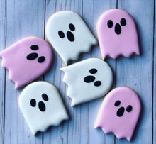 Load image into Gallery viewer, Halloween Ghost Sugar  Cookies