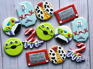 Toy story theme cookies