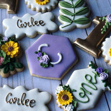 Load image into Gallery viewer, One year old sunflowers birthday Theme Cookies