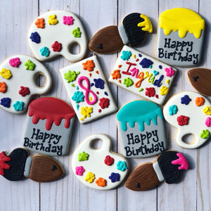 Paint Art theme set Cookies