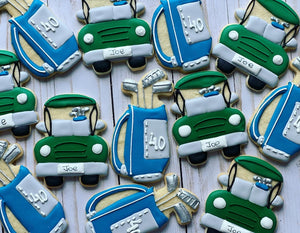 Golf theme cookies