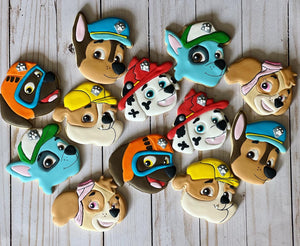 Paw patrol characters Cookies