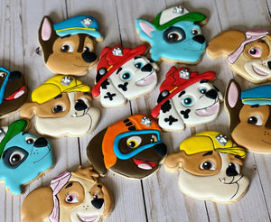 Paw patrol characters Cookies